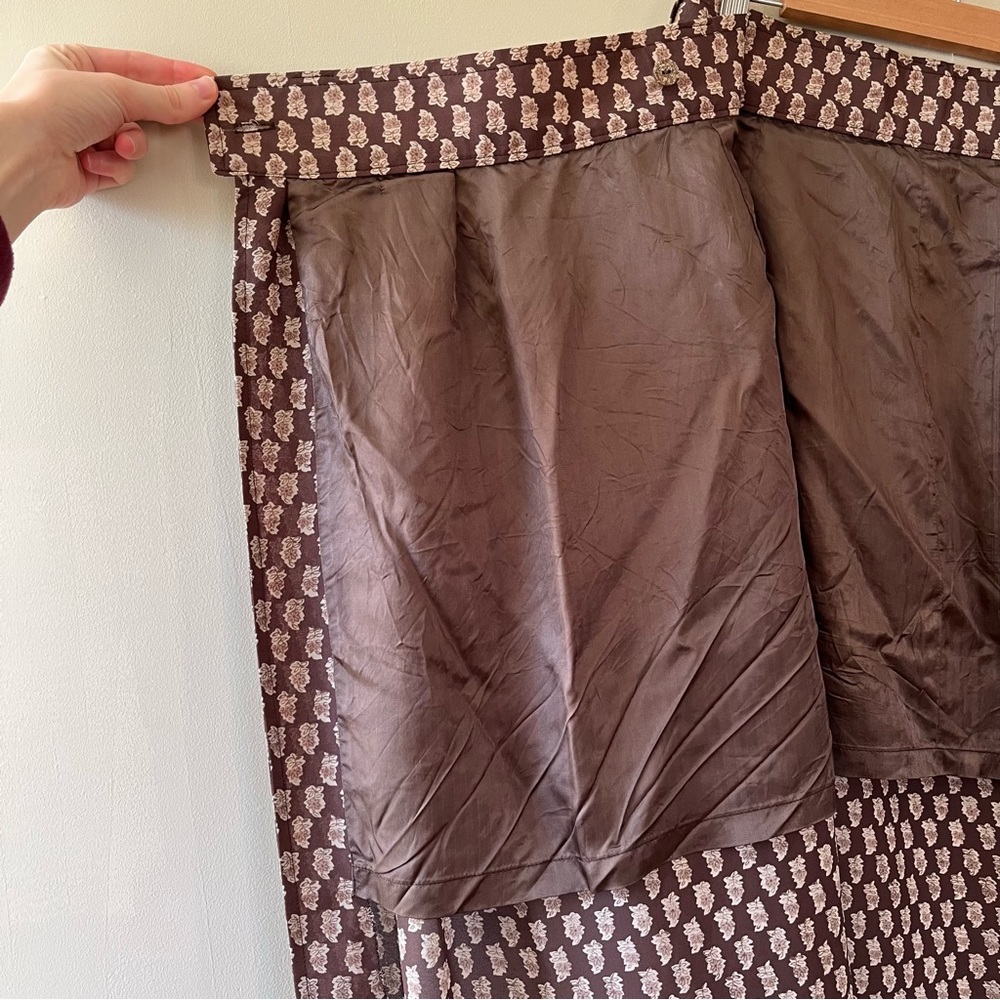 vintage brown maxi skirt - Picture 10 of 10